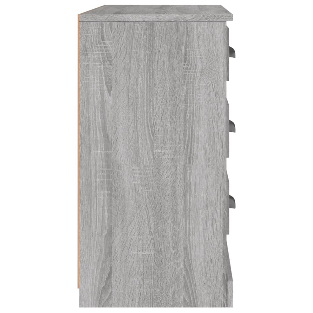 Credenza Grigio Sonoma 104,5x35,5x67,5 cm in Legno Multistrato - homemem39