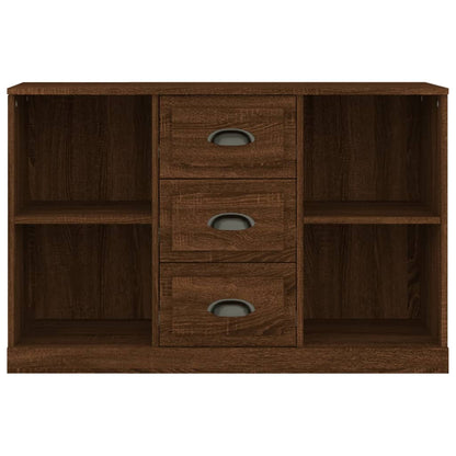 Credenza Rovere Marrone 104,5x35,5x67,5 cm in Legno Multistrato - homemem39