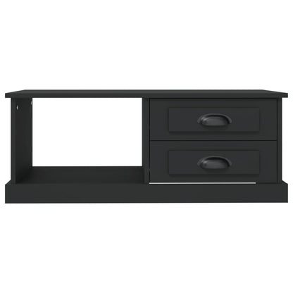 Tavolino da Salotto Nero 90x50x35 cm in Legno Multistrato - homemem39