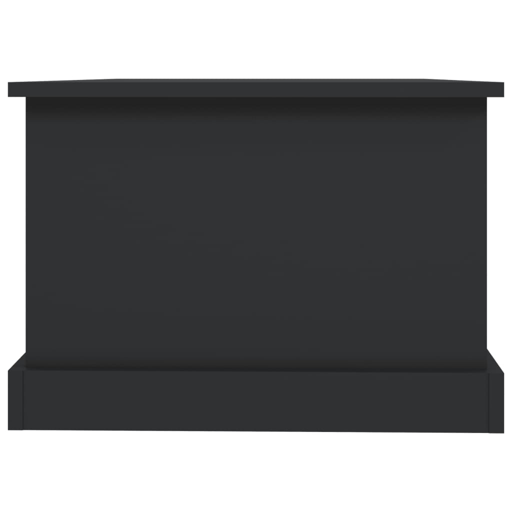 Tavolino da Salotto Nero 90x50x35 cm in Legno Multistrato - homemem39