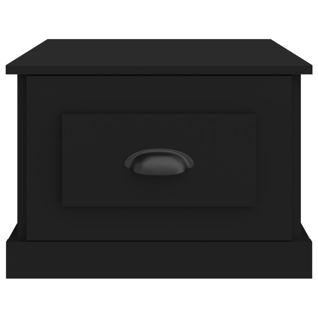 Tavolino da Salotto Nero 50x50x35 cm in Legno Multistrato - homemem39