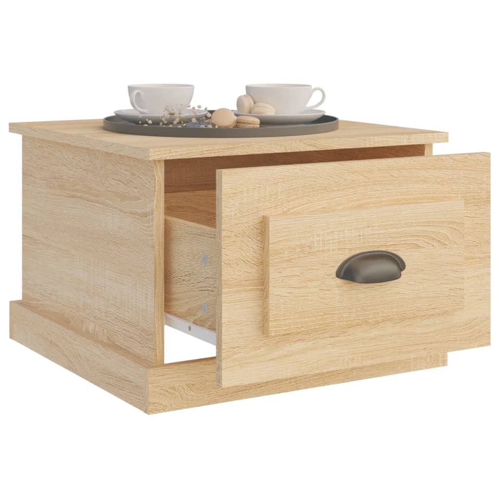 Tavolino da Salotto Rovere Sonoma 50x50x35 cm Legno Multistrato - homemem39