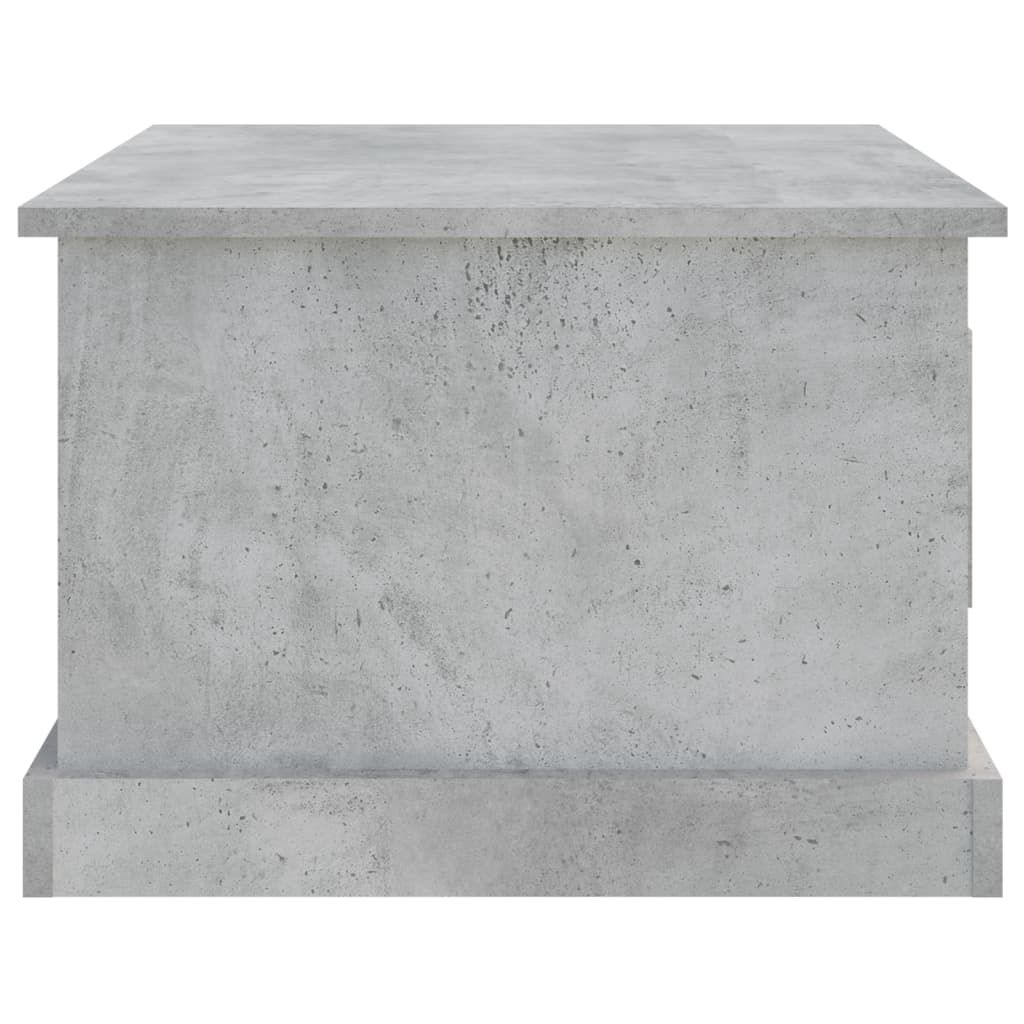 Tavolino da Salotto Grigio Cemento 50x50x35cm Legno Multistrato - homemem39