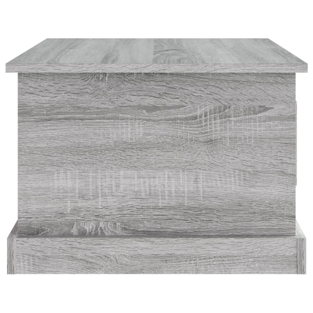 Tavolino da Salotto Grigio Sonoma 50x50x35 cm Legno Multistrato - homemem39