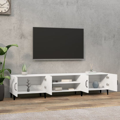 Mobile Porta TV Bianco 180x31,5x40 cm in Legno Multistrato - homemem39