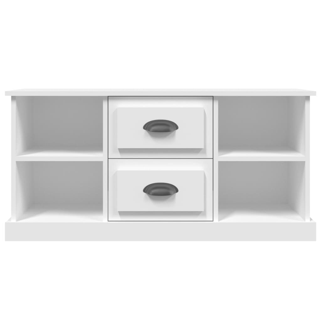 Mobile Porta TV Bianco 99,5x35,5x48 cm in Legno Multistrato - homemem39