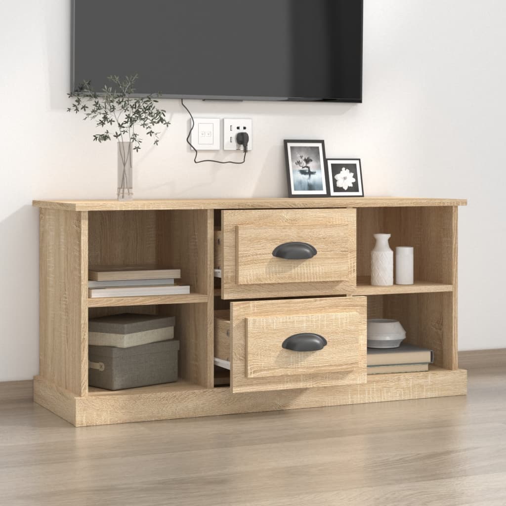 Mobile Porta TV Rovere Sonoma 99,5x35,5x48 cm Legno Multistrato - homemem39