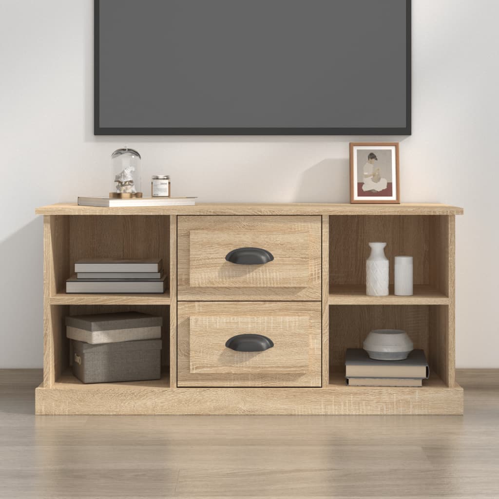 Mobile Porta TV Rovere Sonoma 99,5x35,5x48 cm Legno Multistrato - homemem39