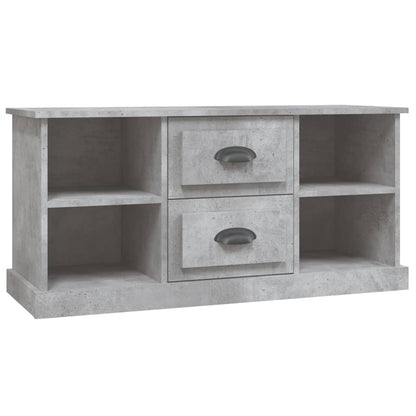 Mobile Porta TV Grigio Cemento 99,5x35,5x48cm Legno Multistrato - homemem39