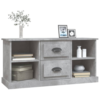 Mobile Porta TV Grigio Cemento 99,5x35,5x48cm Legno Multistrato - homemem39