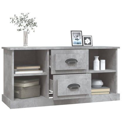 Mobile Porta TV Grigio Cemento 99,5x35,5x48cm Legno Multistrato - homemem39