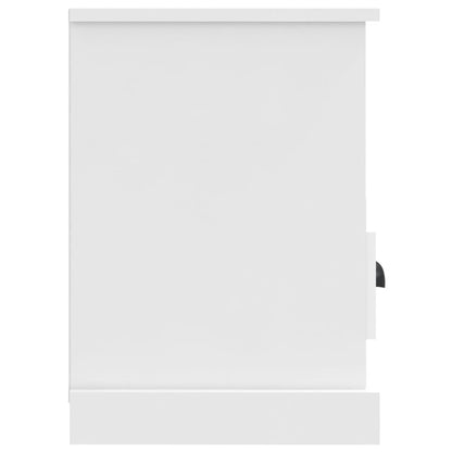 Mobile Porta TV Bianco 80x35x50 cm in Legno Multistrato - homemem39