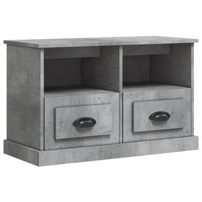 Mobile Porta TV Grigio Cemento 80x35x50 cm in Legno Multistrato - homemem39