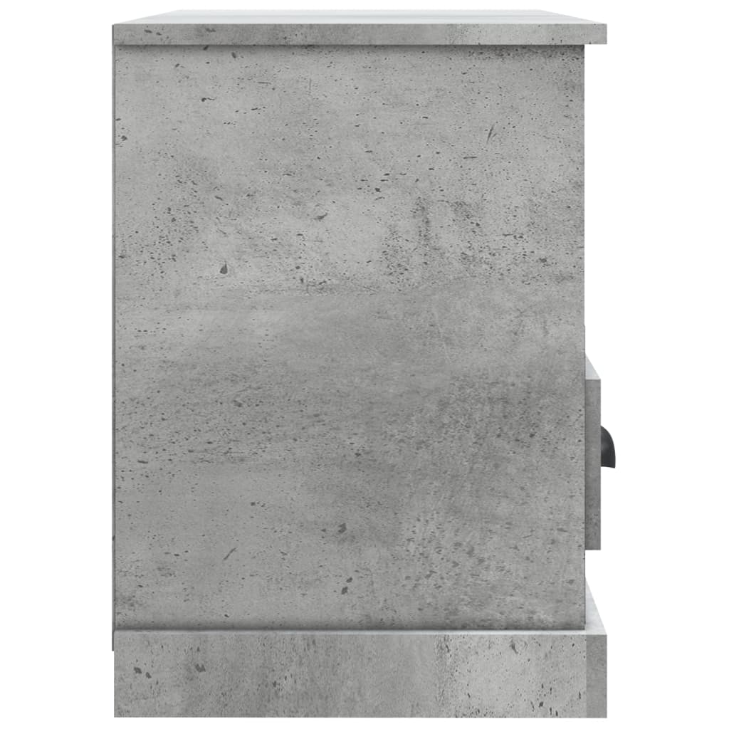 Mobile Porta TV Grigio Cemento 80x35x50 cm in Legno Multistrato - homemem39