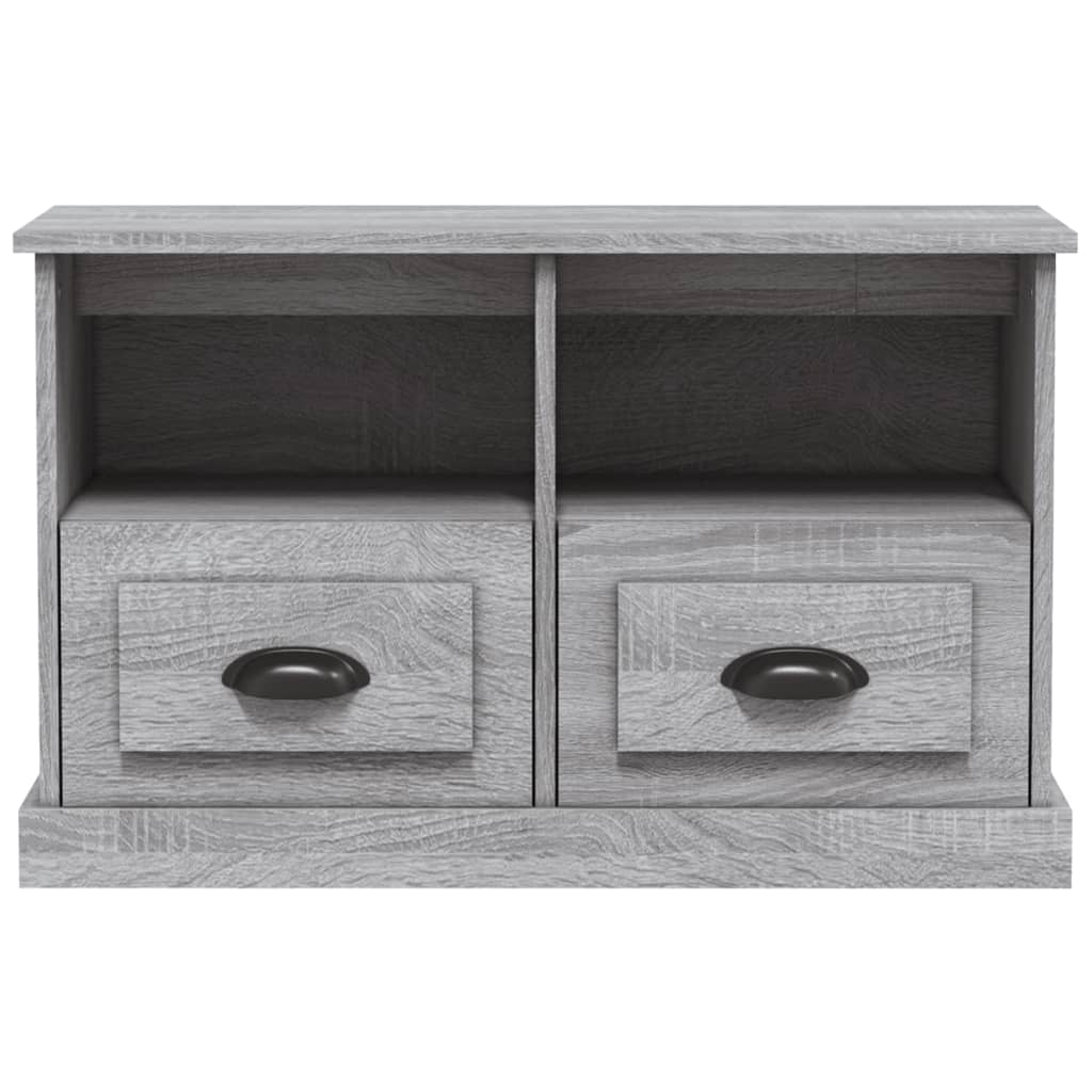 Mobile Porta TV Grigio Sonoma 80x35x50 cm in Legno Multistrato - homemem39