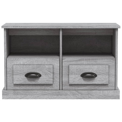 Mobile Porta TV Grigio Sonoma 80x35x50 cm in Legno Multistrato - homemem39