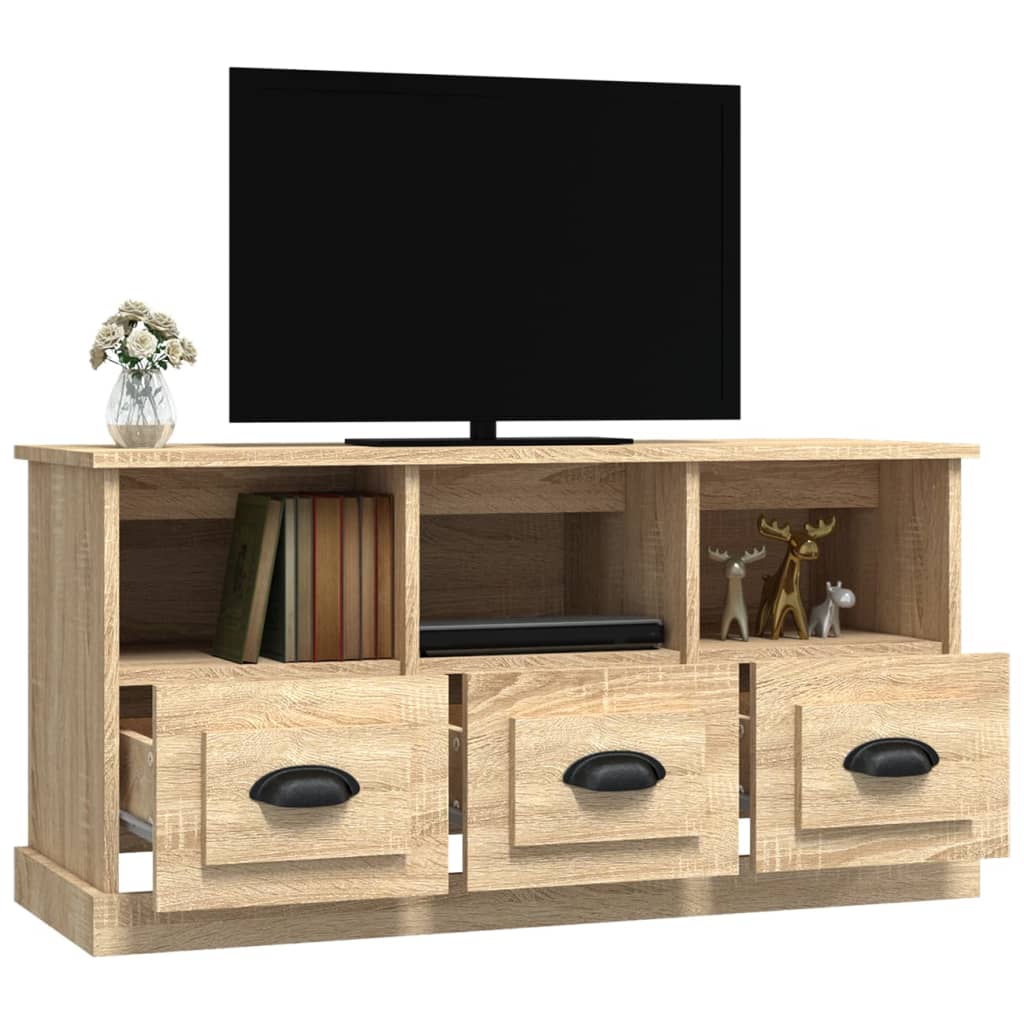 Mobile per TV Rovere Sonoma 100x35x50 cm in Legno Multistrato - homemem39