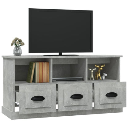 Mobile per TV Grigio Cemento 100x35x50 cm in Legno Multistrato - homemem39