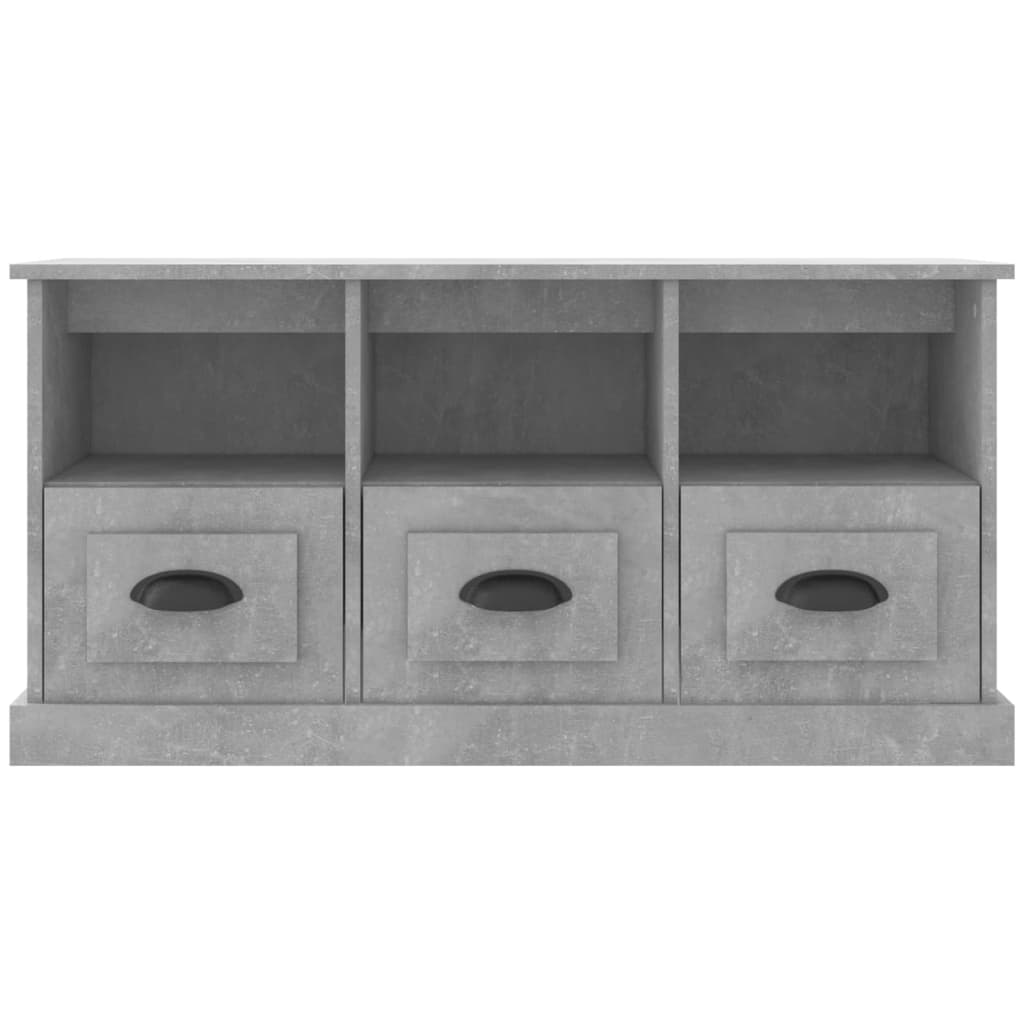 Mobile per TV Grigio Cemento 100x35x50 cm in Legno Multistrato - homemem39