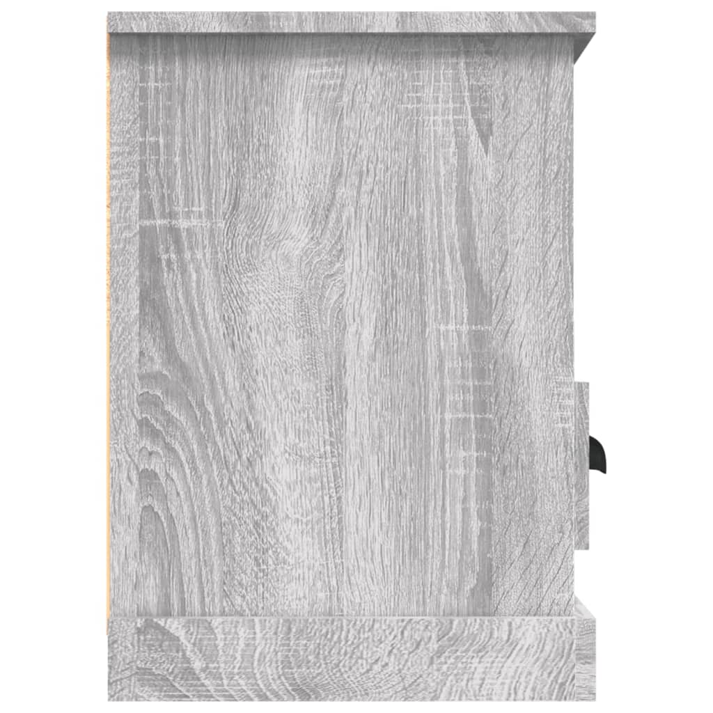 Mobile Porta TV Grigio Sonoma 100x35x50 cm in Legno Multistrato - homemem39