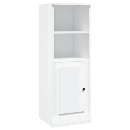 Credenza Bianco Lucido 36x35,5x103,5 cm in Legno Multistrato - homemem39