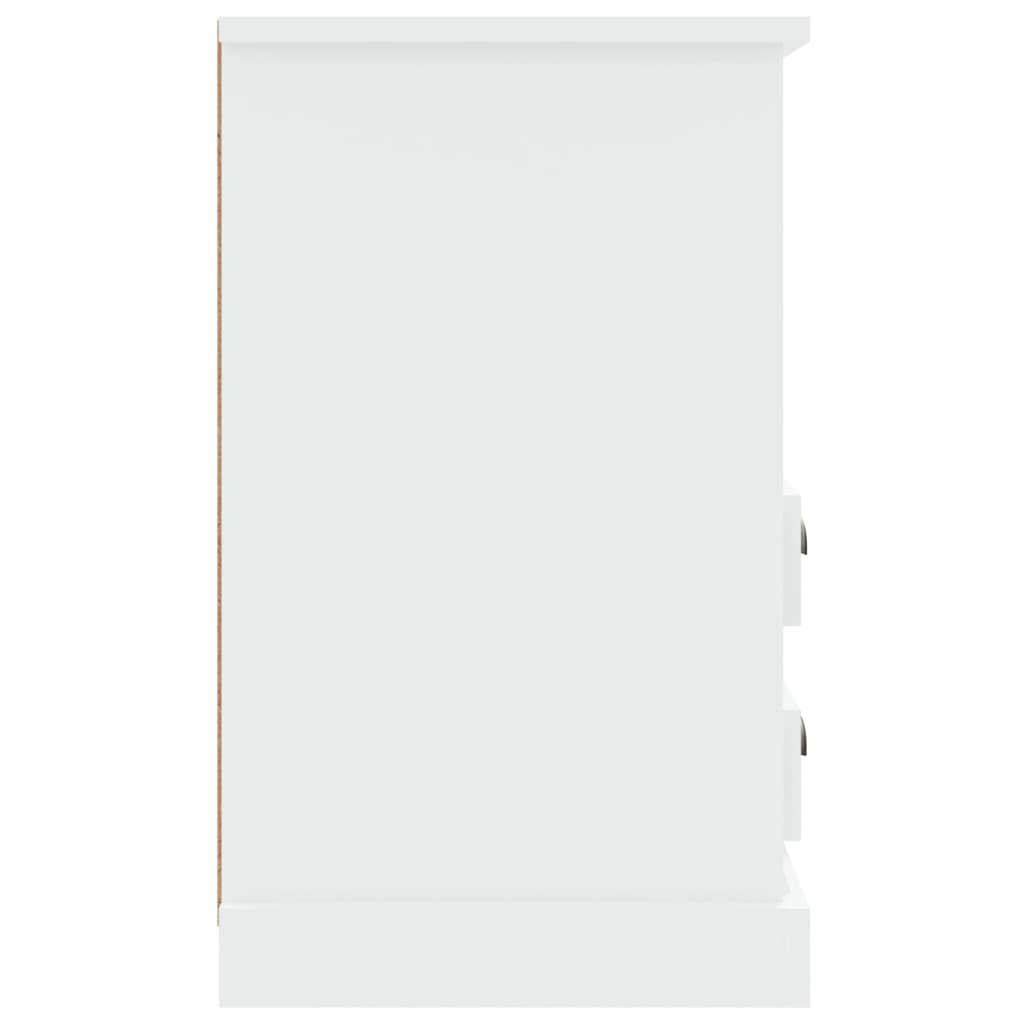 Comodini 2 pz Bianco Lucido 43x36x60 cm - homemem39