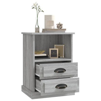 Comodini 2 pz Grigio Sonoma 43x36x60 cm - homemem39