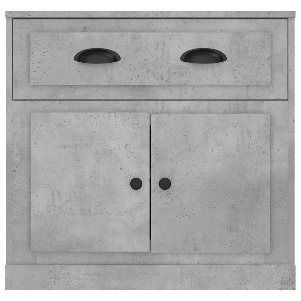 Credenza Grigio Cemento 70x35,5x67,5 cm in Legno Multistrato - homemem39