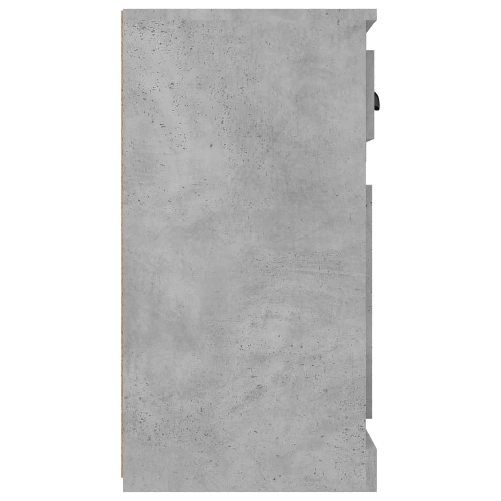 Credenza Grigio Cemento 70x35,5x67,5 cm in Legno Multistrato - homemem39