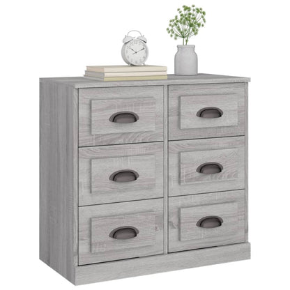 Credenza Grigio Sonoma 70x35,5x67,5 cm in Legno Multistrato - homemem39