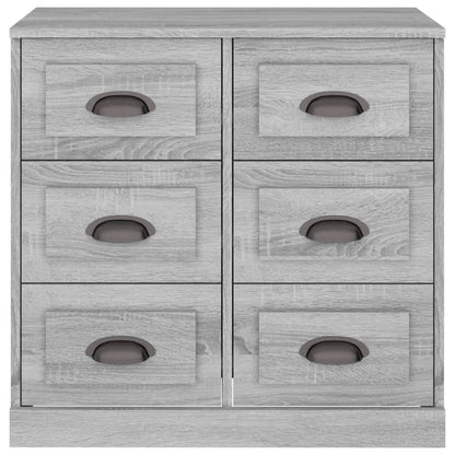 Credenza Grigio Sonoma 70x35,5x67,5 cm in Legno Multistrato - homemem39