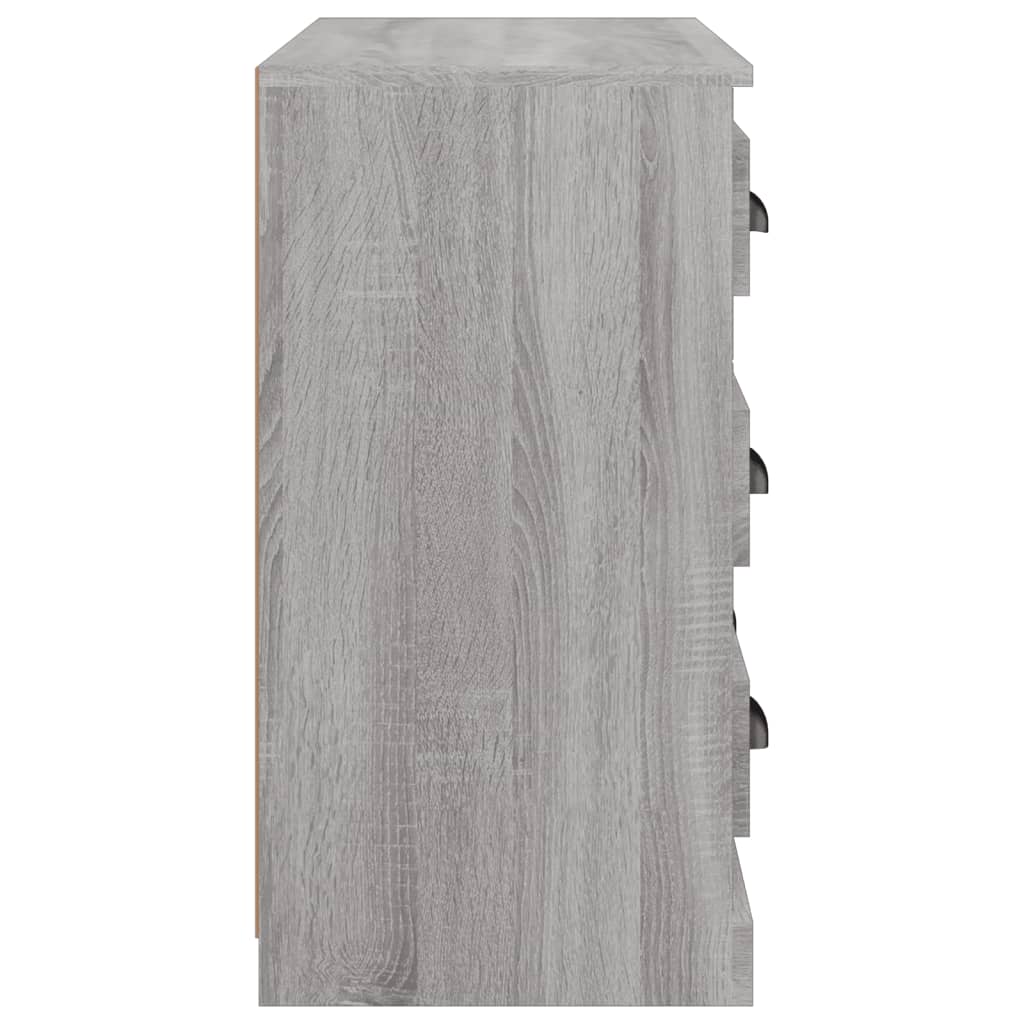 Credenza Grigio Sonoma 70x35,5x67,5 cm in Legno Multistrato - homemem39