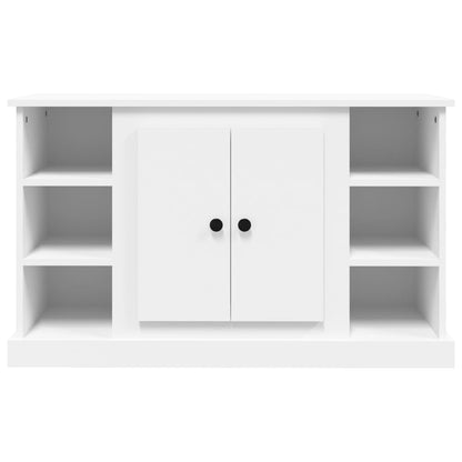 Credenza Bianca 100x35,5x60 cm in Legno Multistrato - homemem39