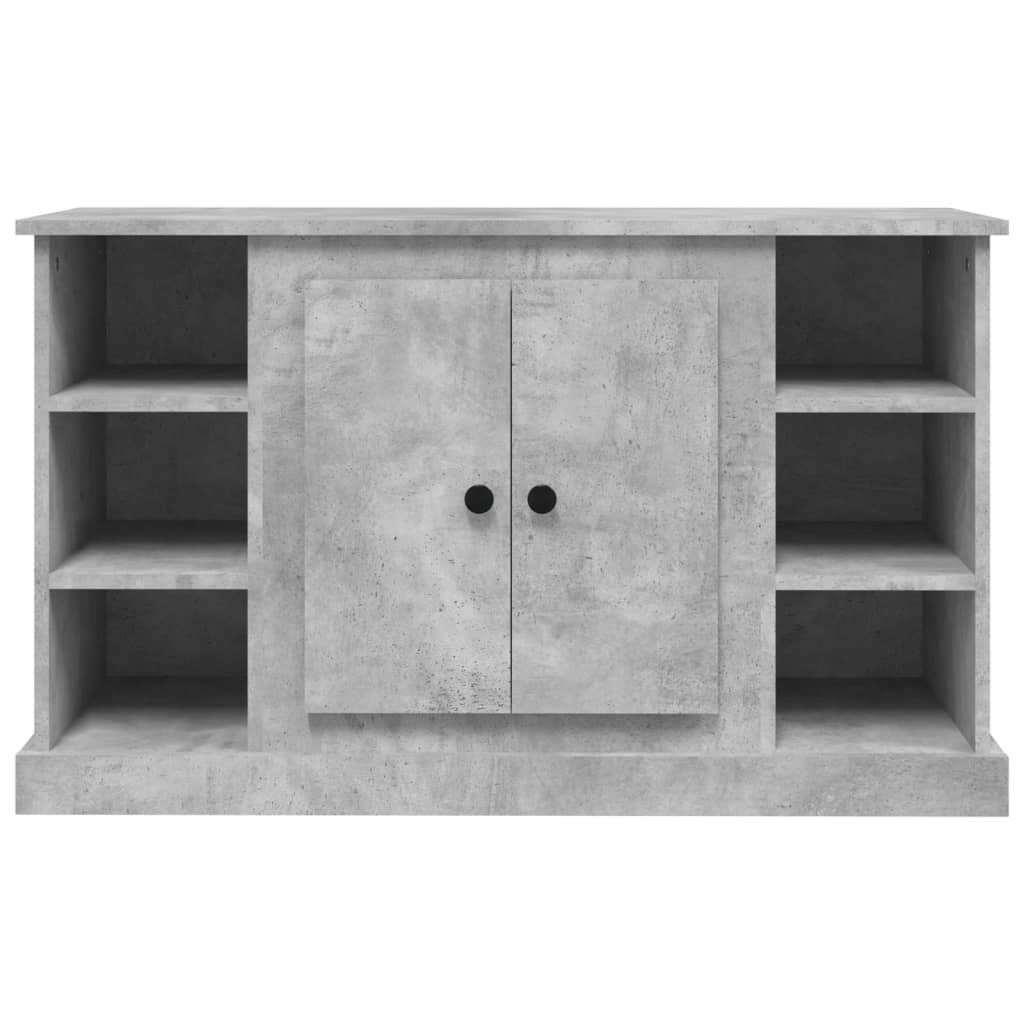 Credenza Grigio Cemento 100x35,5x60 cm in Legno Multistrato - homemem39