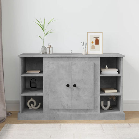 Credenza Grigio Cemento 100x35,5x60 cm in Legno Multistrato - homemem39