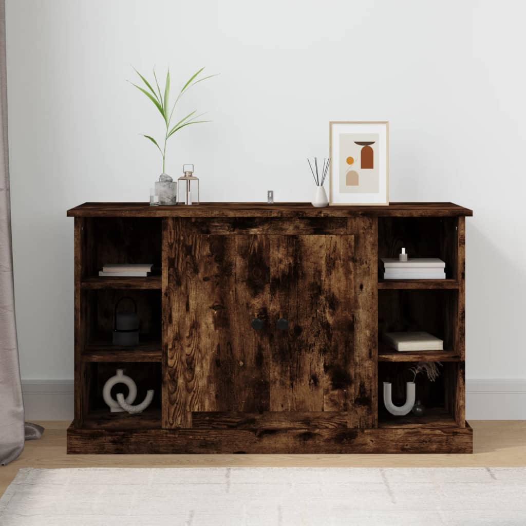 Credenza Rovere Fumo 100x35,5x60 cm in Legno Multistrato - homemem39