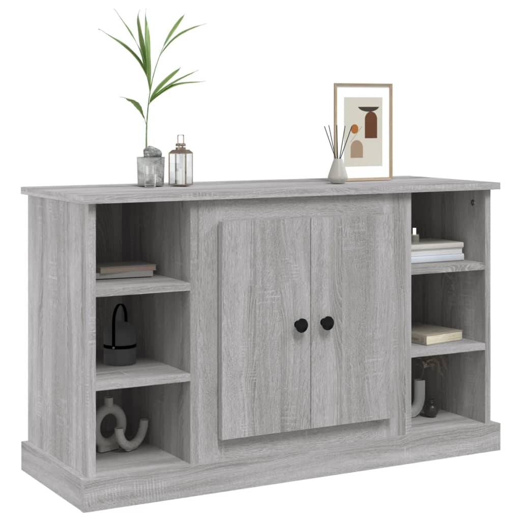 Credenza Grigio Sonoma 100x35,5x60 cm in Legno Multistrato - homemem39