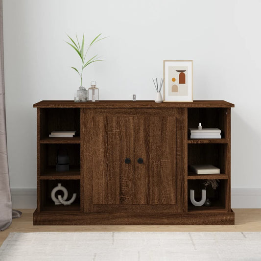 Credenza Rovere Marrone 100x35,5x60 cm in Legno Multistrato - homemem39