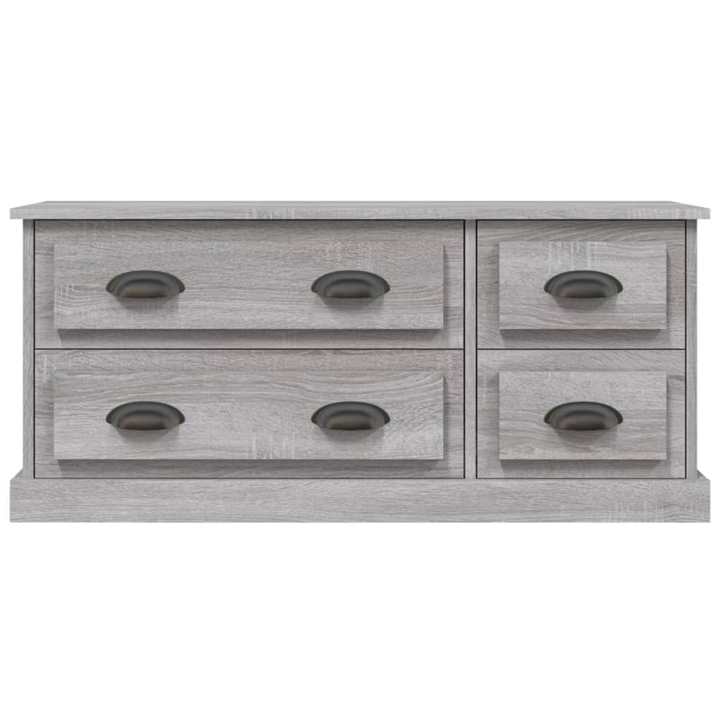 Mobile TV Grigio Sonoma 100x35,5x45 cm in Legno Multistrato - homemem39