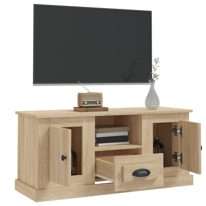 Mobile per TV Rovere Sonoma 100x35,5x45 cm in Legno Multistrato - homemem39