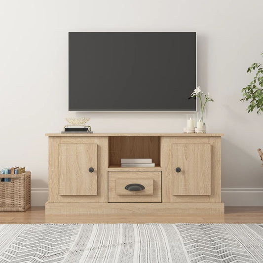 Mobile per TV Rovere Sonoma 100x35,5x45 cm in Legno Multistrato - homemem39