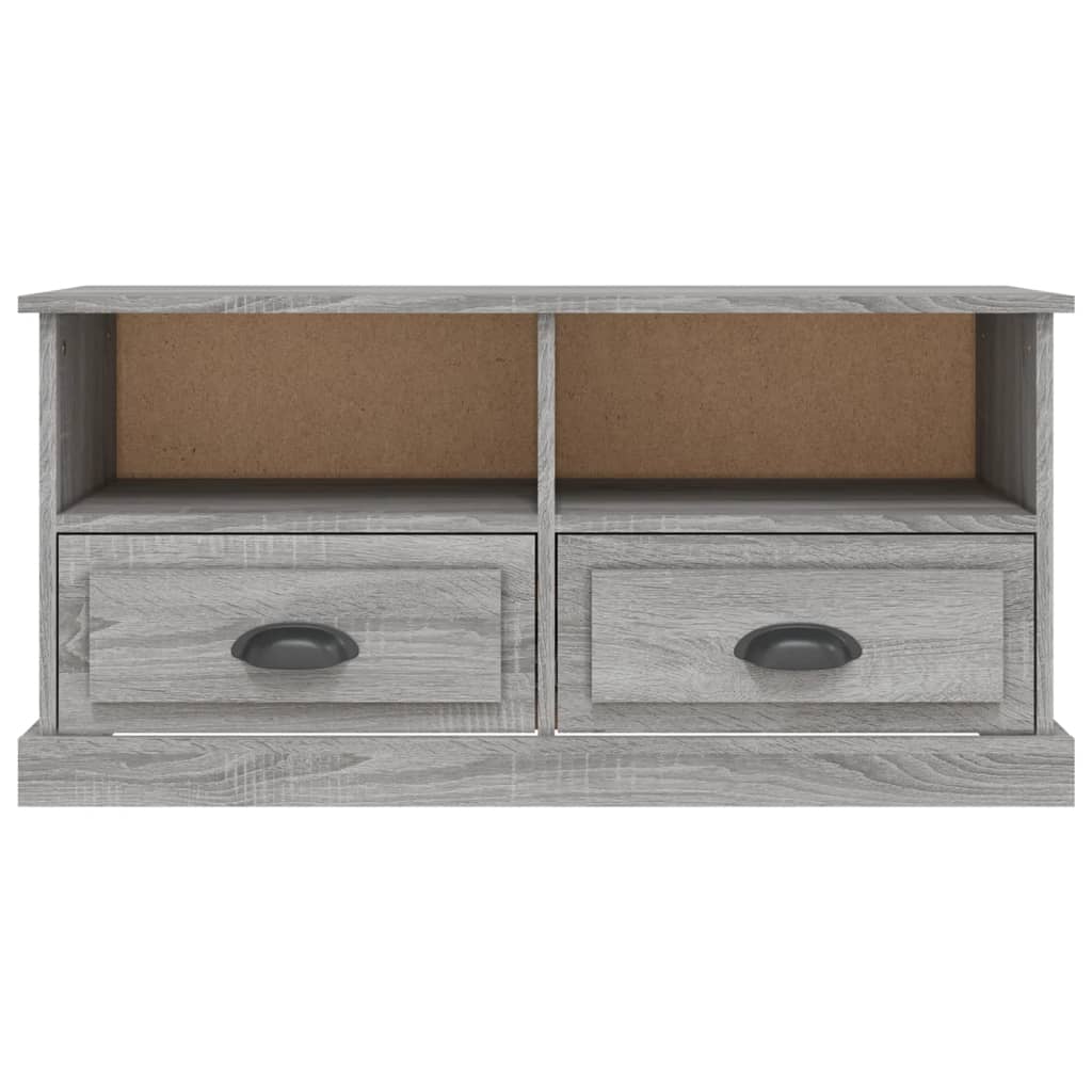 Mobile TV Grigio Sonoma 93x35,5x45 cm in Legno Multistrato - homemem39