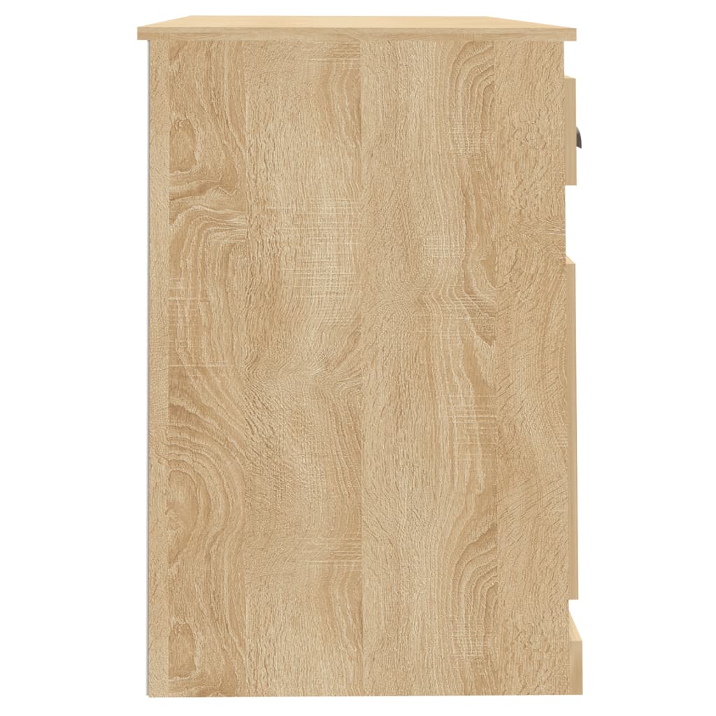 Scrivania Cassetto Rovere Sonoma 115x50x75 cm Legno Multistrato - homemem39