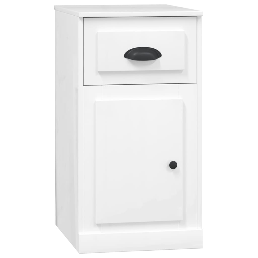 Mobiletto Cassetto Bianco Lucido 40x50x75 cm Legno Multistrato - homemem39