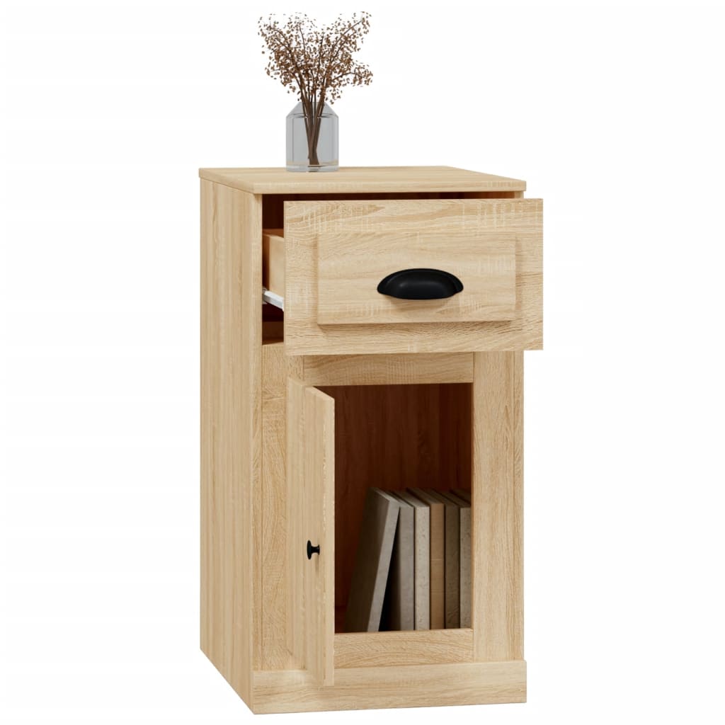 Mobiletto Cassetto Rovere Sonoma 40x50x75 cm Legno Multistrato - homemem39