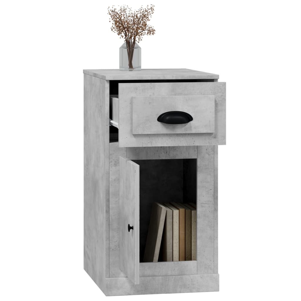 Mobiletto Cassetto Grigio Sonoma 40x50x75 cm Legno Multistrato - homemem39