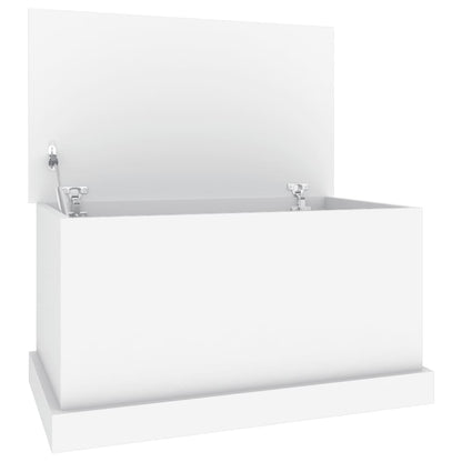 Contenitore Portaoggetti Bianco 70x40x38 cm Legno Multistrato - homemem39