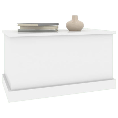 Contenitore Bianco Lucido 70x40x38 cm Legno Multistrato - homemem39