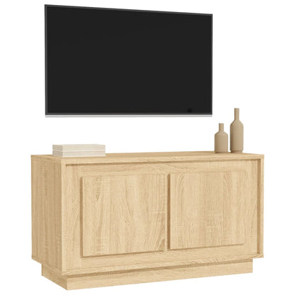 Mobile Porta TV Rovere Sonoma 80x35x45 cm in Legno Multistrato - homemem39