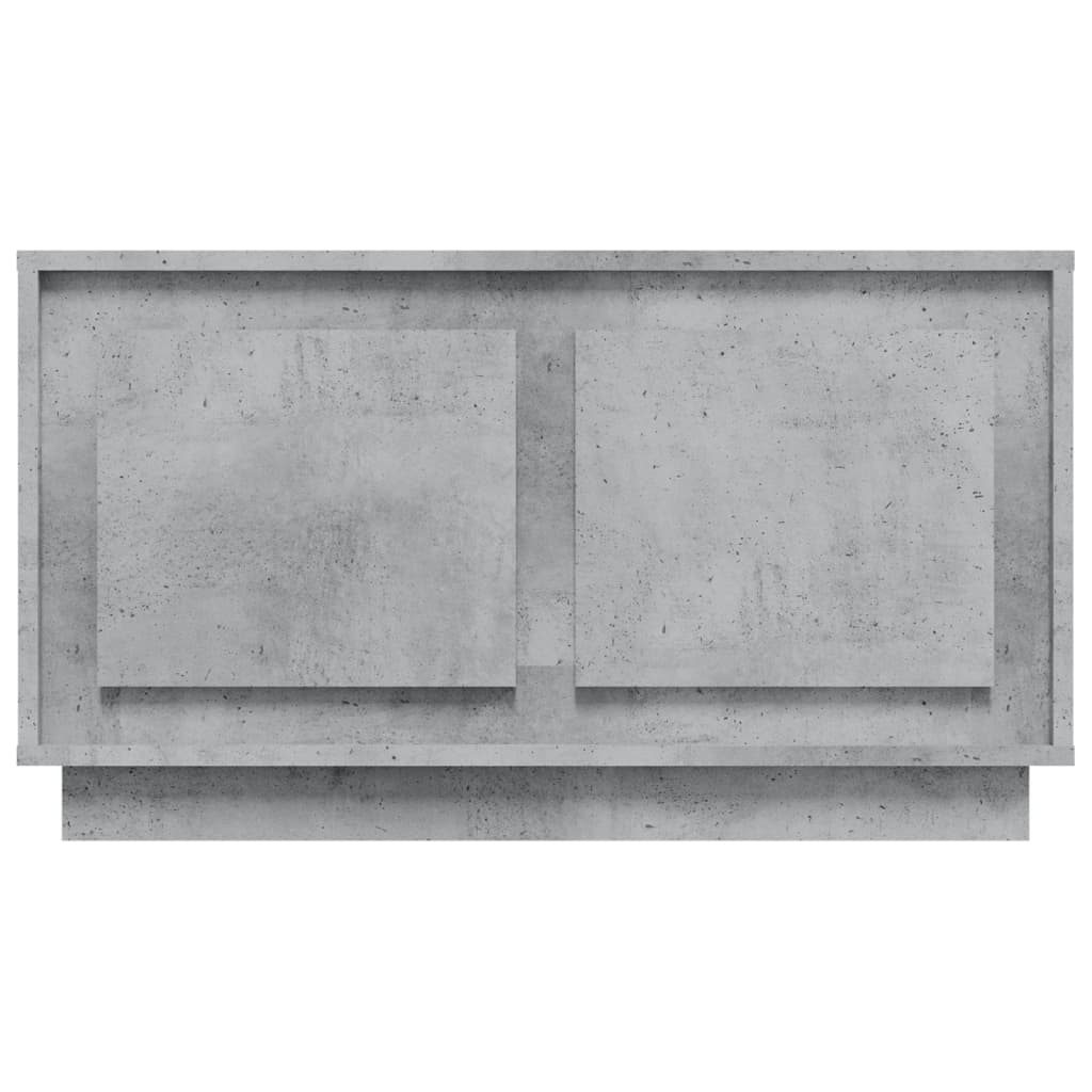 Mobile Porta TV Grigio Cemento 80x35x45 cm in Legno Multistrato - homemem39